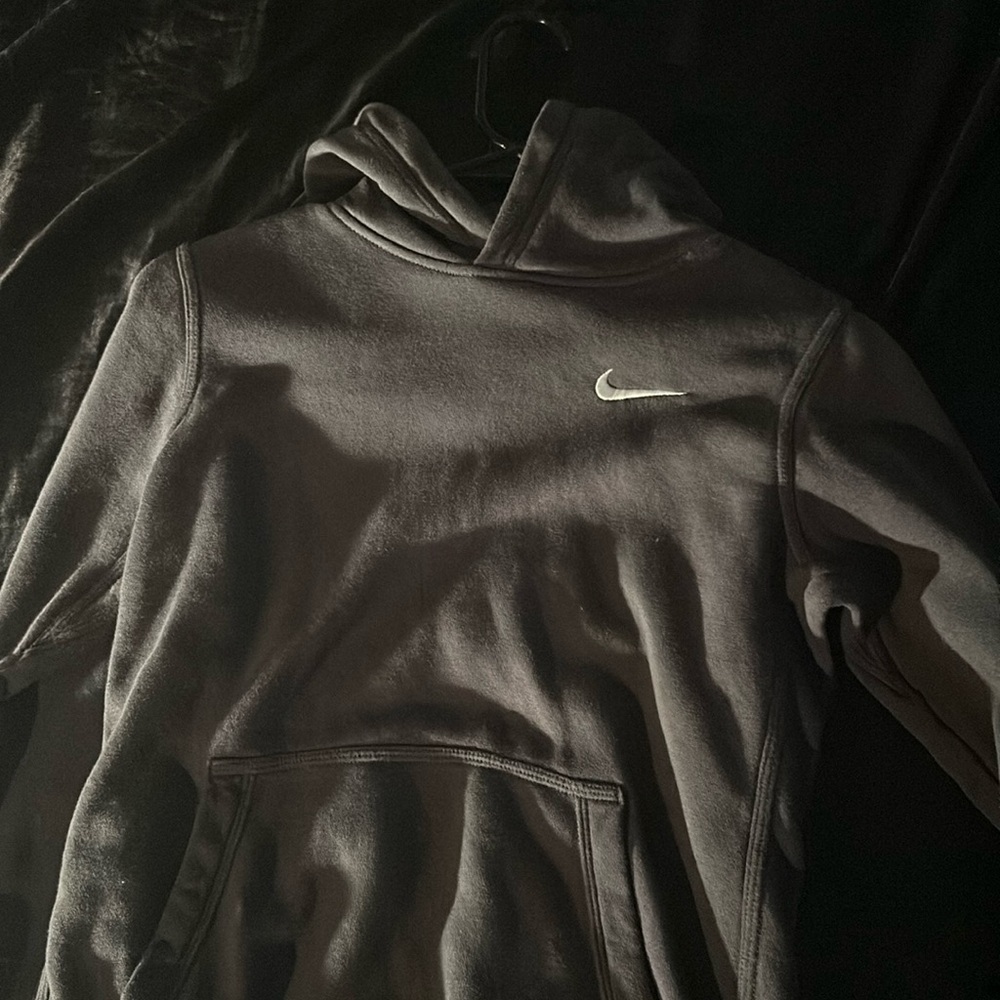 Nike dark gray hoodie